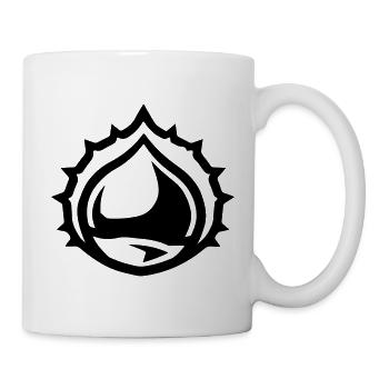 Kastanie Symbol - Tasse - Weiß - Rechts