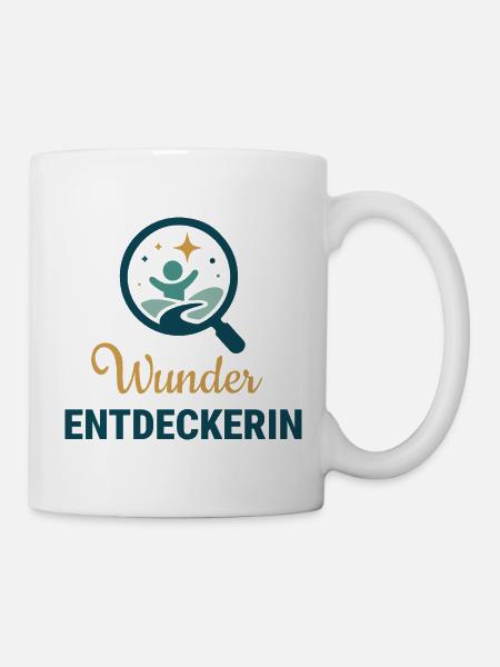 Wunder Entdeckerin - Tasse - Weiß