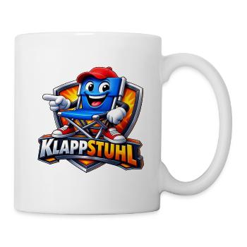 Klappstuhl Mascot Cartoon - Tasse - Weiß - Rechts