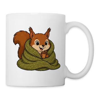 Eichhörnchen - Tasse - Weiß - Rechts