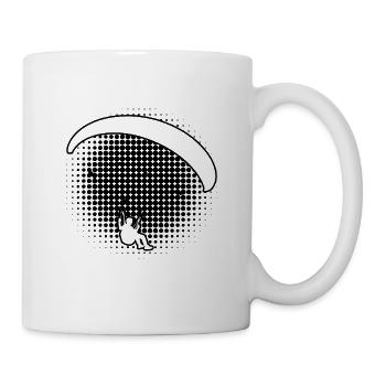 Paragliding Geschenk für eine Gleitschirmfliegerin - Tasse - Weiß - Rechts
