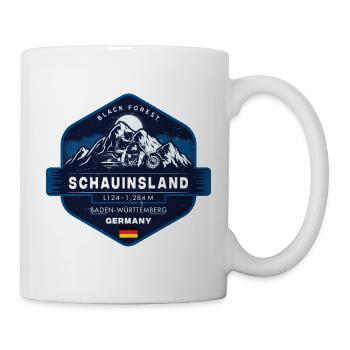 Schauinsland, Schwarzwald, Baden-Württemberg - Tasse - Weiß - Rechts