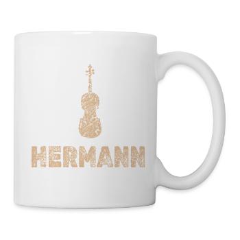 Hermann - Tasse - Weiß - Rechts