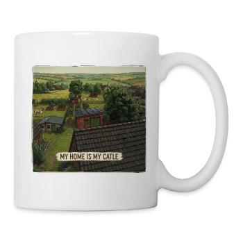 Heimat am Hof Ländliche Idylle - Tasse - Weiß - Rechts
