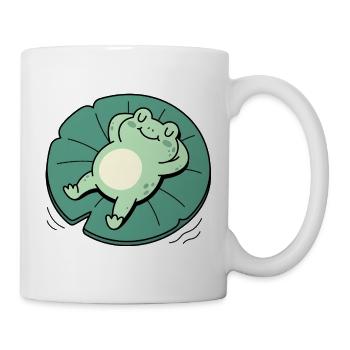 Blattschlummerfrosch - Tasse - Weiß - Rechts