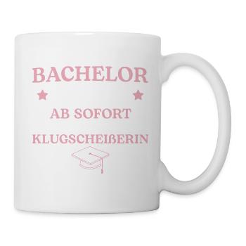 Bachelorprüfung 2026 Studentin Studium Abschluss - Tasse - Weiß - Rechts
