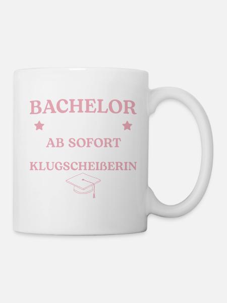 Bachelorprüfung 2026 Studentin Studium Abschluss - Tasse - Weiß