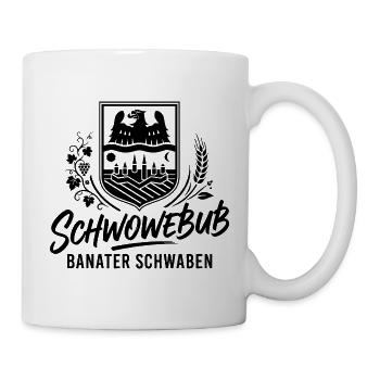 Banater Schwaben | Schwowebub | Tradition - Tasse - Weiß - Rechts