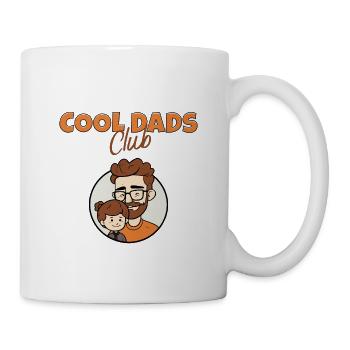 Cool Dads Club Papa Vatertag Tochter Sohn Geschenk - Tasse - Weiß - Rechts