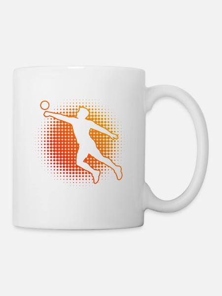 Faustballspielen Geschenkidee für Faustballturnier - Tasse - Weiß