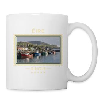 Irland Dingle Vintage Reisemarke - Tasse - Weiß - Rechts