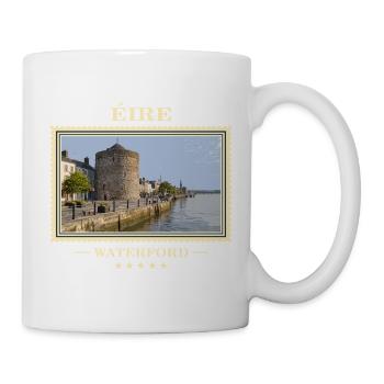 Irland Waterford Vintage Reisemarke - Tasse - Weiß - Rechts