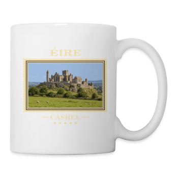Irland Cashel Vintage Reisemarke - Tasse - Weiß - Rechts