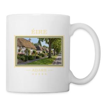 Irland Adare Vintage Reisemarke - Tasse - Weiß - Rechts