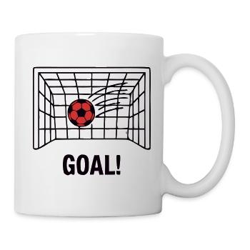Fussballer Wappen Stadium Hero - Tasse - Weiß - Rechts