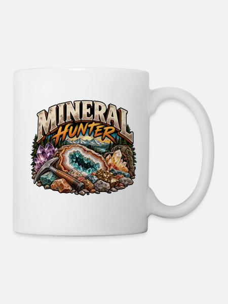 Mineralien-Jäger - Tasse - Weiß