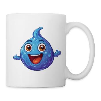 Wassertropfen - Tasse - Weiß - Rechts