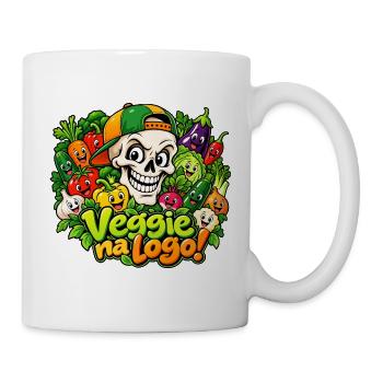 Veggie Skull - Tasse - Weiß - Rechts