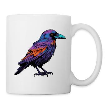 Neonrabe Pracht - Tasse - Weiß - Rechts
