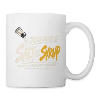 Salt Not Sugar Evangeliumsbotschaft - Tasse - Weiß - Rechts
