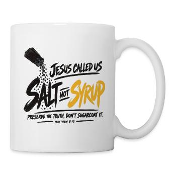 Graffiti-Skript-Burst-Logo - Tasse - Weiß - Rechts