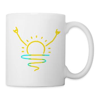 Rock the Sunrise - Tasse - Weiß - Rechts