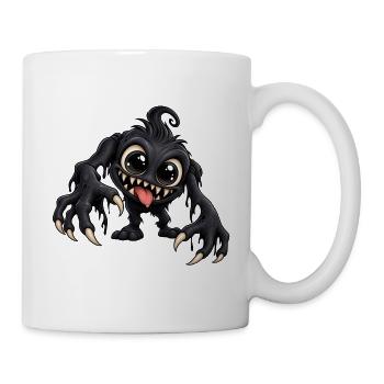 Schattenmonster - Monster unter dem Bett Party - Tasse - Weiß - Rechts