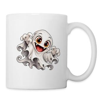 Gespenst - Monster unter dem Bett Party - Tasse - Weiß - Rechts