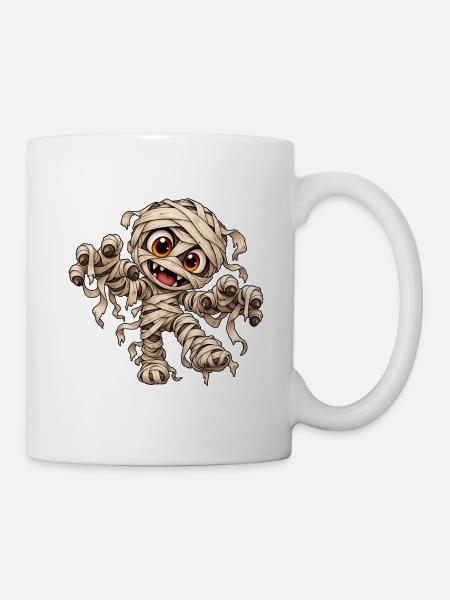 Mumie - Monster unter dem Bett Party - Tasse - Weiß