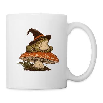 Der kleine Herbsthexer - Tasse - Weiß - Rechts