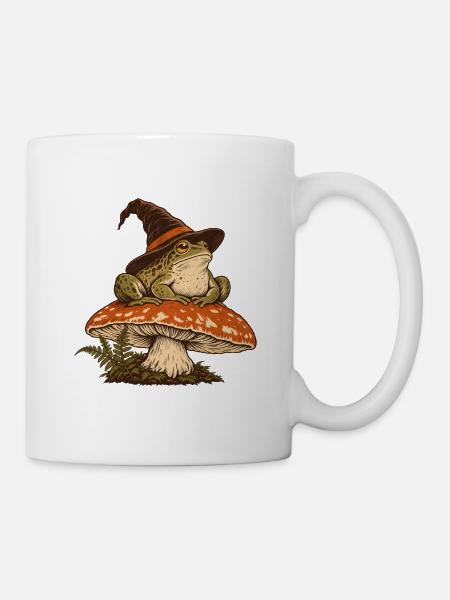 Der kleine Herbsthexer - Tasse - Weiß