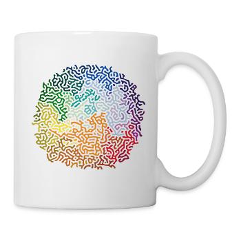 Hello - Tasse - Weiß - Rechts