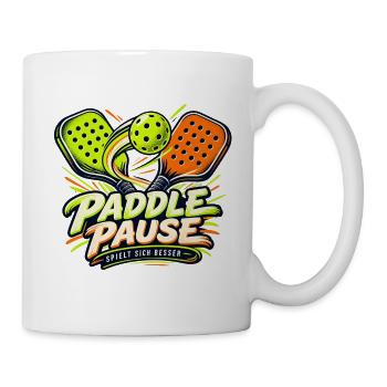 Paddle Pause – Spielt sich besser - Tasse - Weiß - Rechts