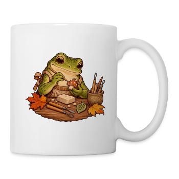 Frosch formt kleine Tonanhänger - Tasse - Weiß - Rechts