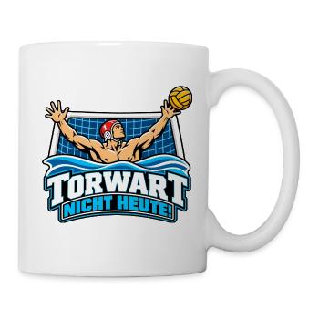 Torwart Nicht Heute - Tasse - Weiß - Rechts