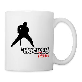 Hockey Team - Tasse - Weiß - Rechts