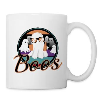 Lustige Halloween-Süßigkeit - Tasse - Weiß - Rechts