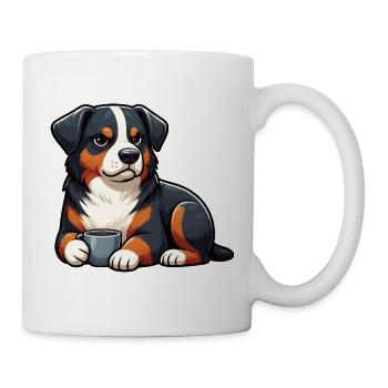 Appenzeller Sennenhund Sennenhunde Sennenhundmama - Tasse - Weiß - Rechts