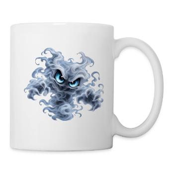 Nebelgeist - Monster unter dem Bett Party - Tasse - Weiß - Rechts