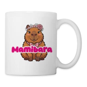 MamiBara Capybara - Tasse - Weiß - Rechts