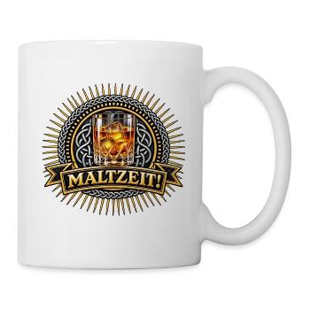 Maltzeit Whiskeyglas Motiv - Tasse - Weiß - Rechts