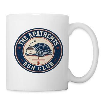 Schlafende Schildkröte Run Club - Tasse - Weiß - Rechts