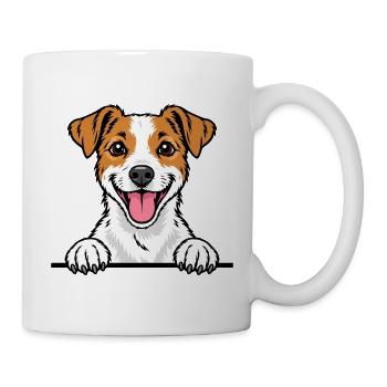 Jacky Terrier - Tasse - Weiß - Rechts