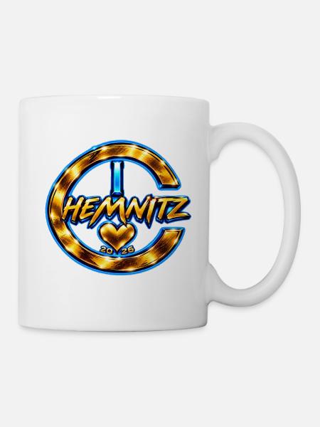 Chemnitz-Heart - Tasse - Weiß