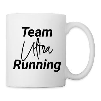 Team Ultra Running Laufen Shirt - Tasse - Weiß - Rechts