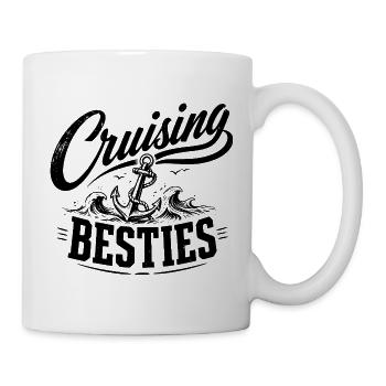 Cruising Besties - Tasse - Weiß - Rechts