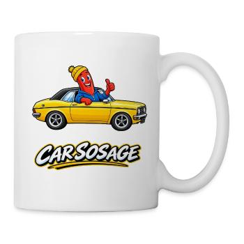 Auto SOS Age Sosage Wurst Rs2000 - Tasse - Weiß - Rechts