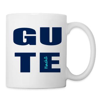 Gute Nacht - Tasse - Weiß - Rechts