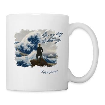 On my way to destiny  - Tasse - Weiß - Rechts
