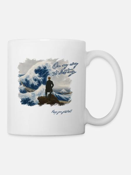 On my way to destiny - Tasse - Weiß